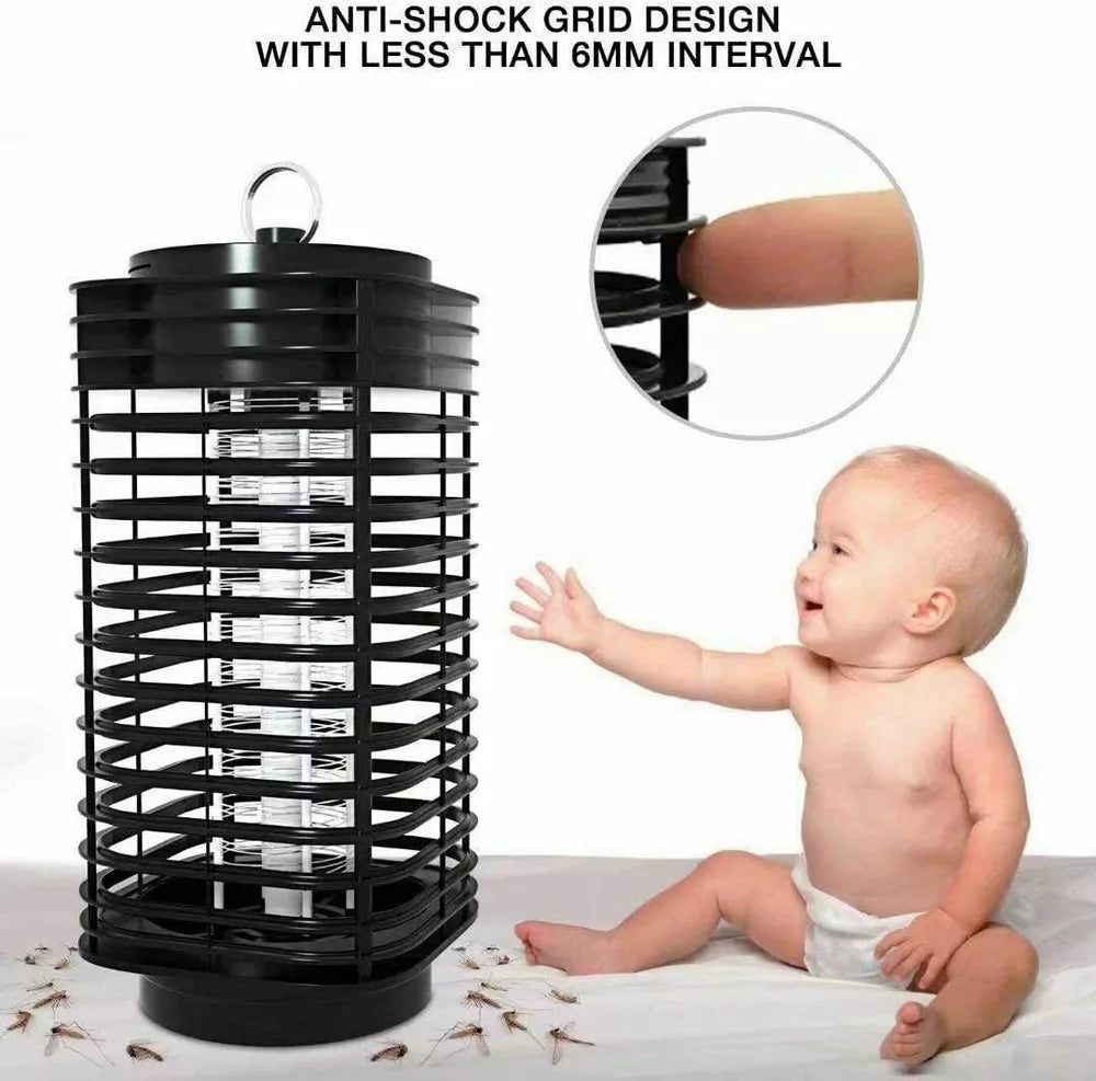 Electric Mosquito Insect Killer Zapper LED Light Fly Bug Trap Pest Control Lamp