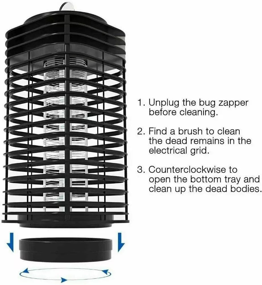 Electric Mosquito Insect Killer Zapper LED Light Fly Bug Trap Pest Control Lamp