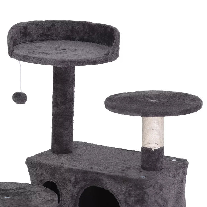 55" STURDY Cat Tree Tower Activity Center Large Playing House Condo For Rest