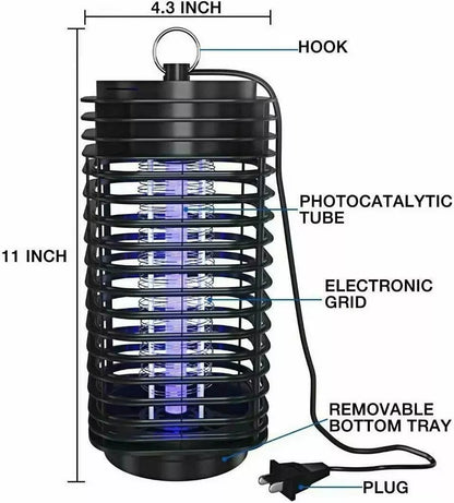 Electric Mosquito Insect Killer Zapper LED Light Fly Bug Trap Pest Control Lamp