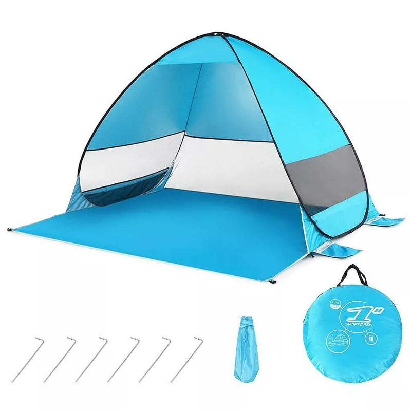 Pop Up Portable Beach Canopy Sun Shade Shelter Outdoor Camping Fishing Tent Mesh