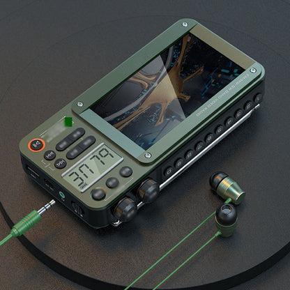High-end Video Plug-in Bluetooth Pocket Media Video Radio Player, For Camping and outdoor activities