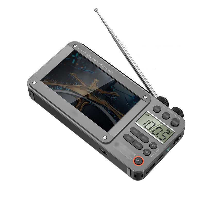 High-end Video Plug-in Bluetooth Pocket Media Video Radio Player, For Camping and outdoor activities