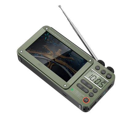 High-end Video Plug-in Bluetooth Pocket Media Video Radio Player, For Camping and outdoor activities