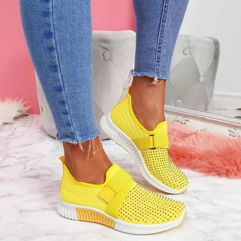 Women Crystal Casual Shoes Sneakers