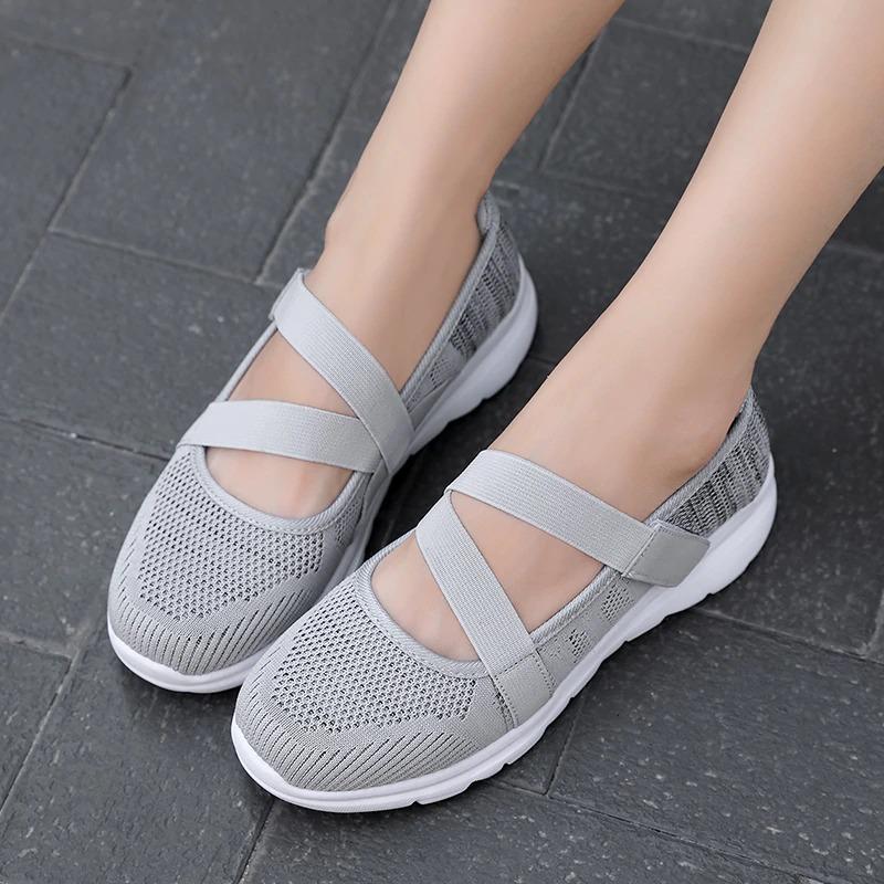 Hook and Loop Fly Weave Breathable shoes