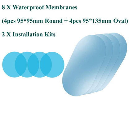 Waterproof Anti-fog Rain film | Car Mirror Protective Film Anti Fog Film Anti Water