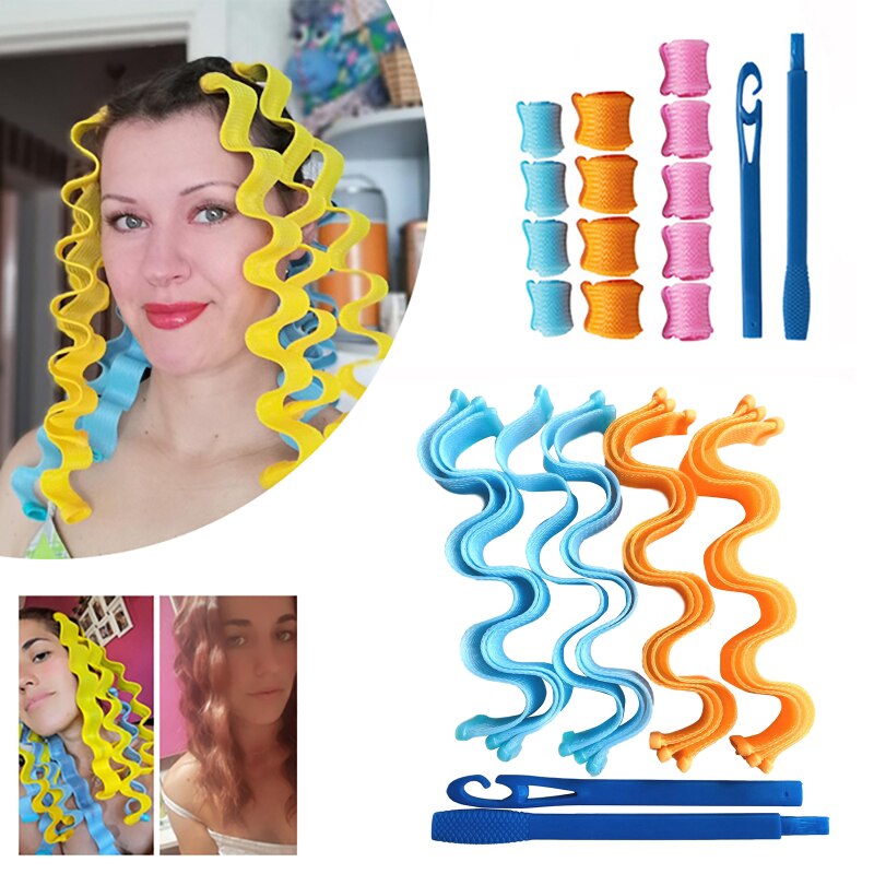 DIY Magic Hair Curler Set