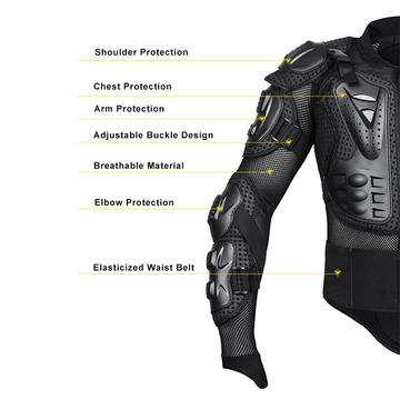 Armor Clothing Motocross Racing Suit, Motorcycle Jacket Vest Racing Riding Body Protective