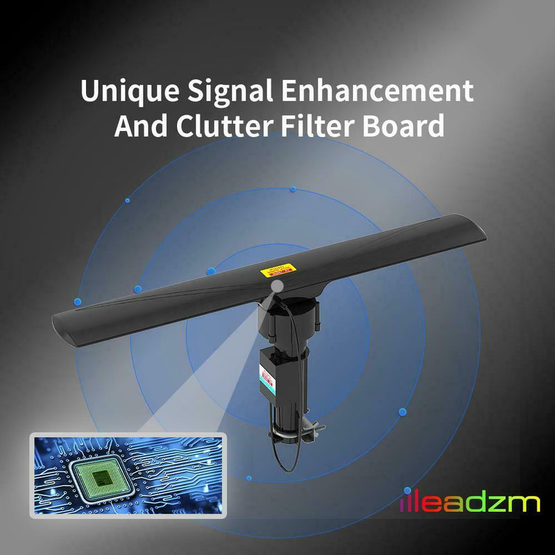 990 Mile Long Range Antenna Powerful Amplified Digital Omnidirectional HDTV For Urban/Rural Areas