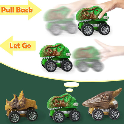 Dino Carrier Truck | Dinocrane Original Oversized Jurassic Dinosaurs Music Truck Transport Car Carrier Kids Toys, Rex Truck