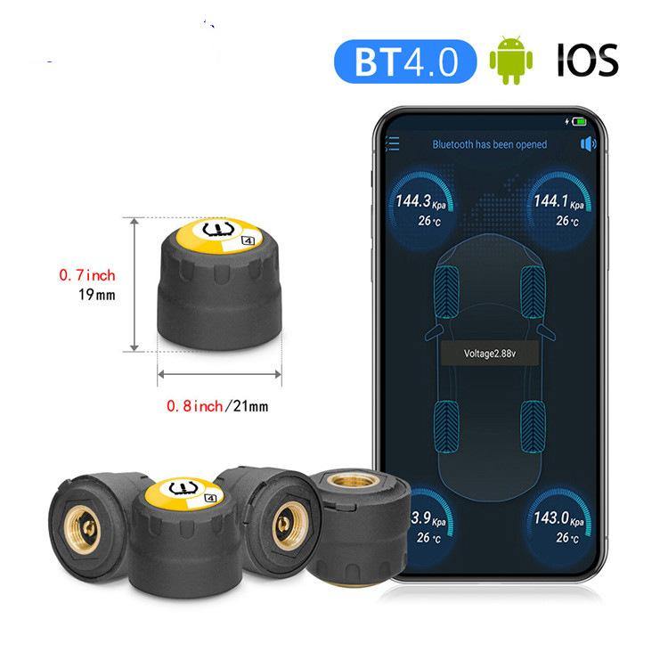 External Tire Pressure Monitor Supports Bluetooth - Trendsellerz