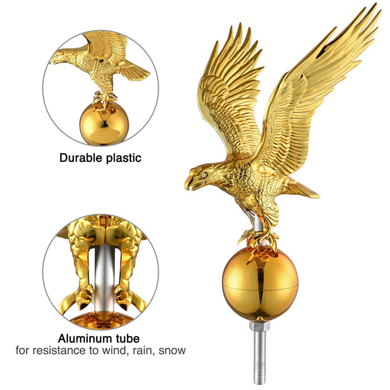 Flagpole Toppers Eagle Flagpole Topper & Gold Ball