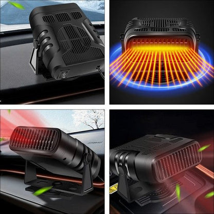 12V 24V Portable Car Heater - Defrost Windshield Snow Low Watt Automotive Space Heater For RV Winter