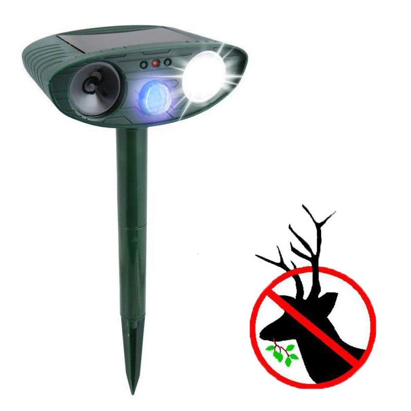 Ultrasonic Deer Repeller, Safe Repellent plants Solar Powered Deterrent