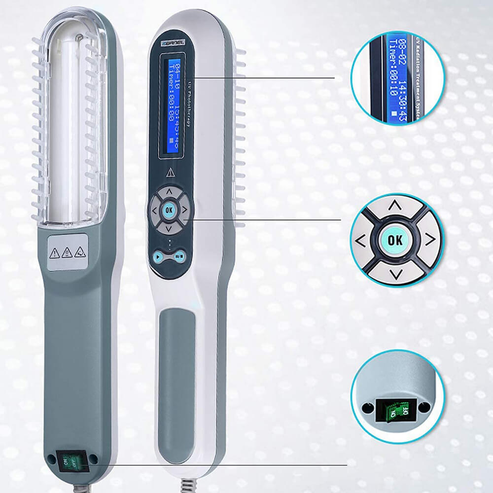 Ultraviolet Disinfection UVB Lamp for Vitiligo, Dermatitis. KN-4003BL, or Psoriasis Eczema other Skin Problem