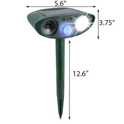 Solar Powered Ultrasonic Raccoon Repeller, Natural Detterent Pests & Animals Repellent