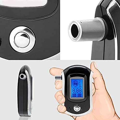 Police-Grade Professional Alcohol Tester, Portable Digital Breathalyzer For Car