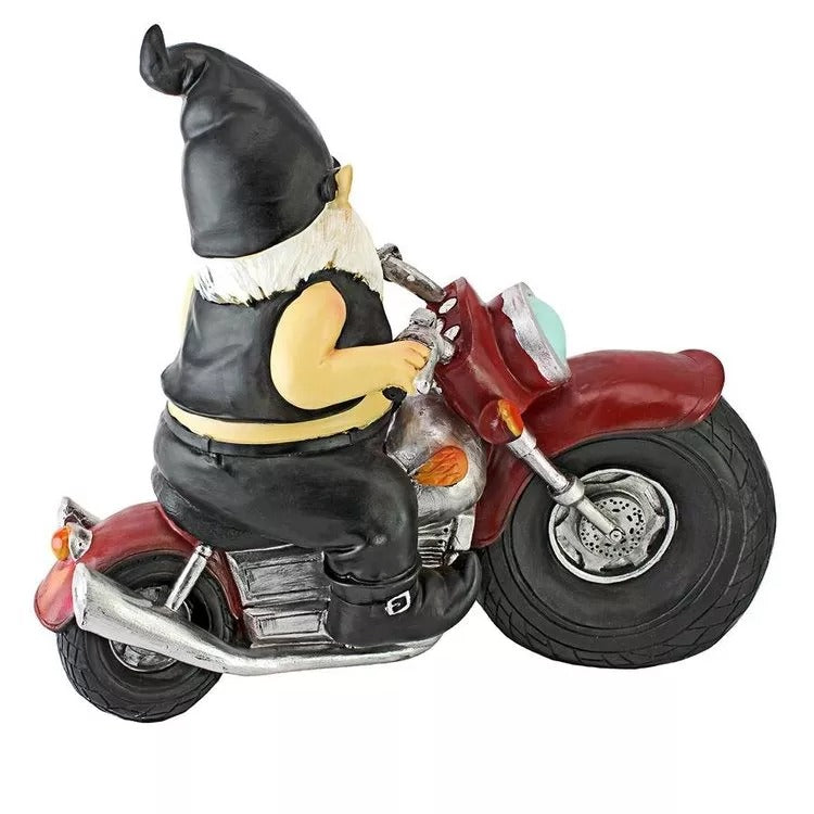 AXLE GREASE, THE BIKER GNOME STATUE  Diva Singer