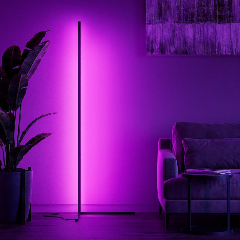 Minimal Line Lamp, Led Corner Rgb Lamp Light