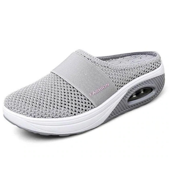 Orthopedic Walking Shoes for Women- Breathable Lightweight Air Cushion Slip-on Walking Slippers Clak shoe for Bunions