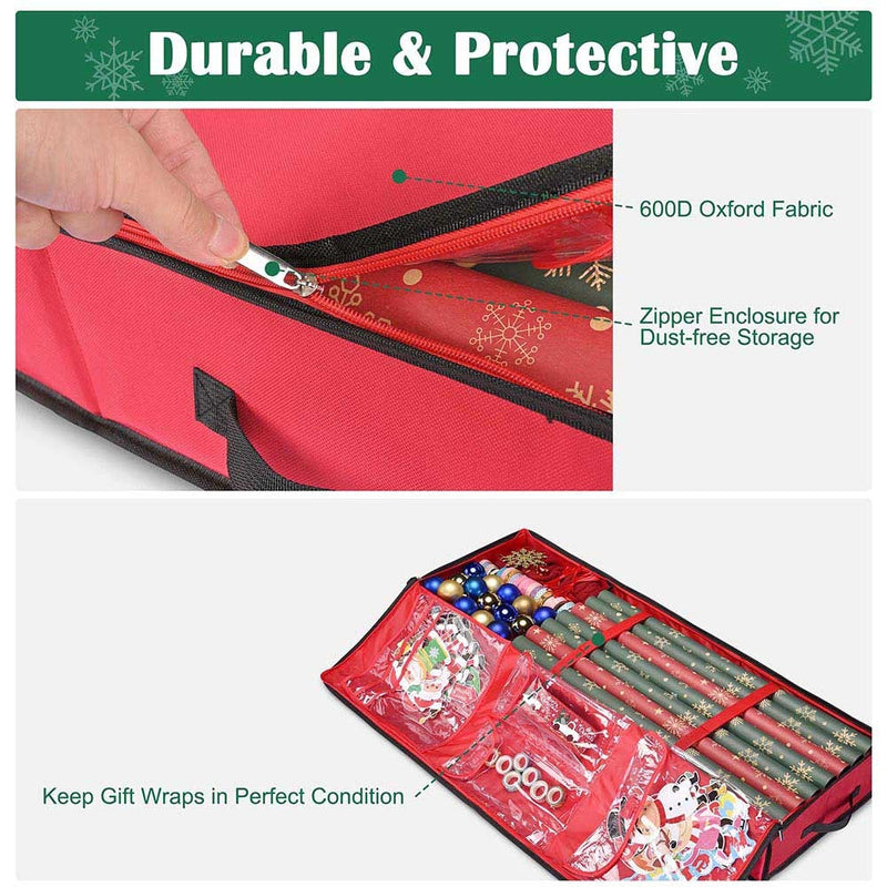 Wrapping Paper Gift Storage Organizer 41"x13"x5"