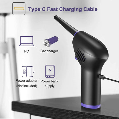 Cordless Air Duster For Computer Keyboard Cleaning