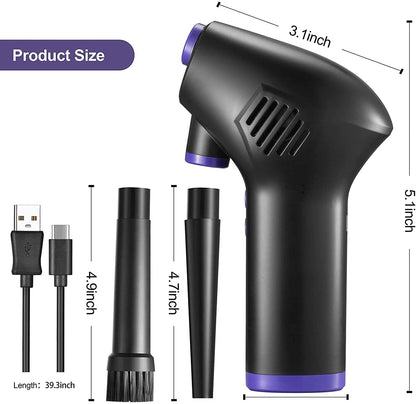 Cordless Air Duster For Computer Keyboard Cleaning