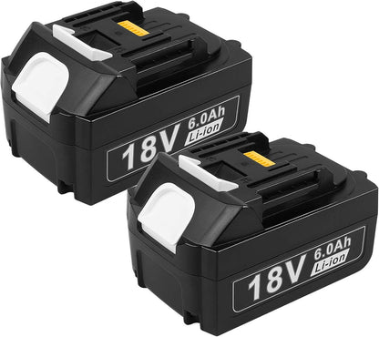 For Makita 18V 6.0Ah LXT Lithium-Ion BL1830 BL1850 BL1860 tool Battery-2Pack