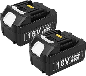 For Makita 18V 6.0Ah LXT Lithium-Ion BL1830 BL1850 BL1860 tool Battery-2Pack