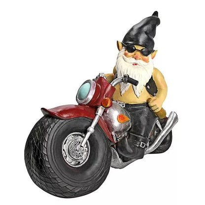 AXLE GREASE, THE BIKER GNOME STATUE  Diva Singer
