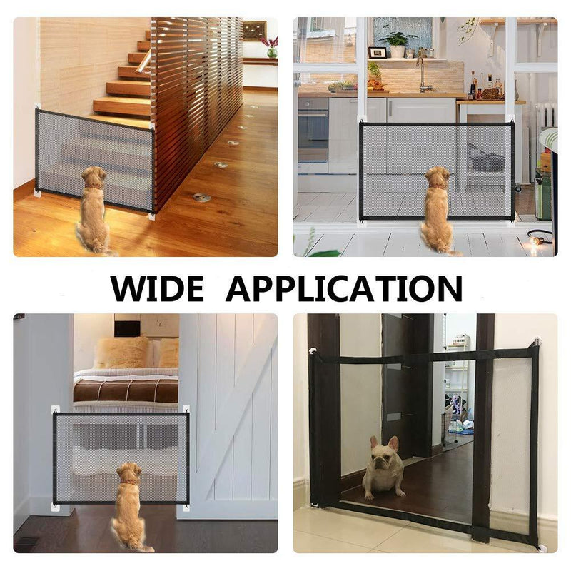 Retractable Dog Gate, folding pet isolation obstacle safety fence, Stairs Gate For Baby