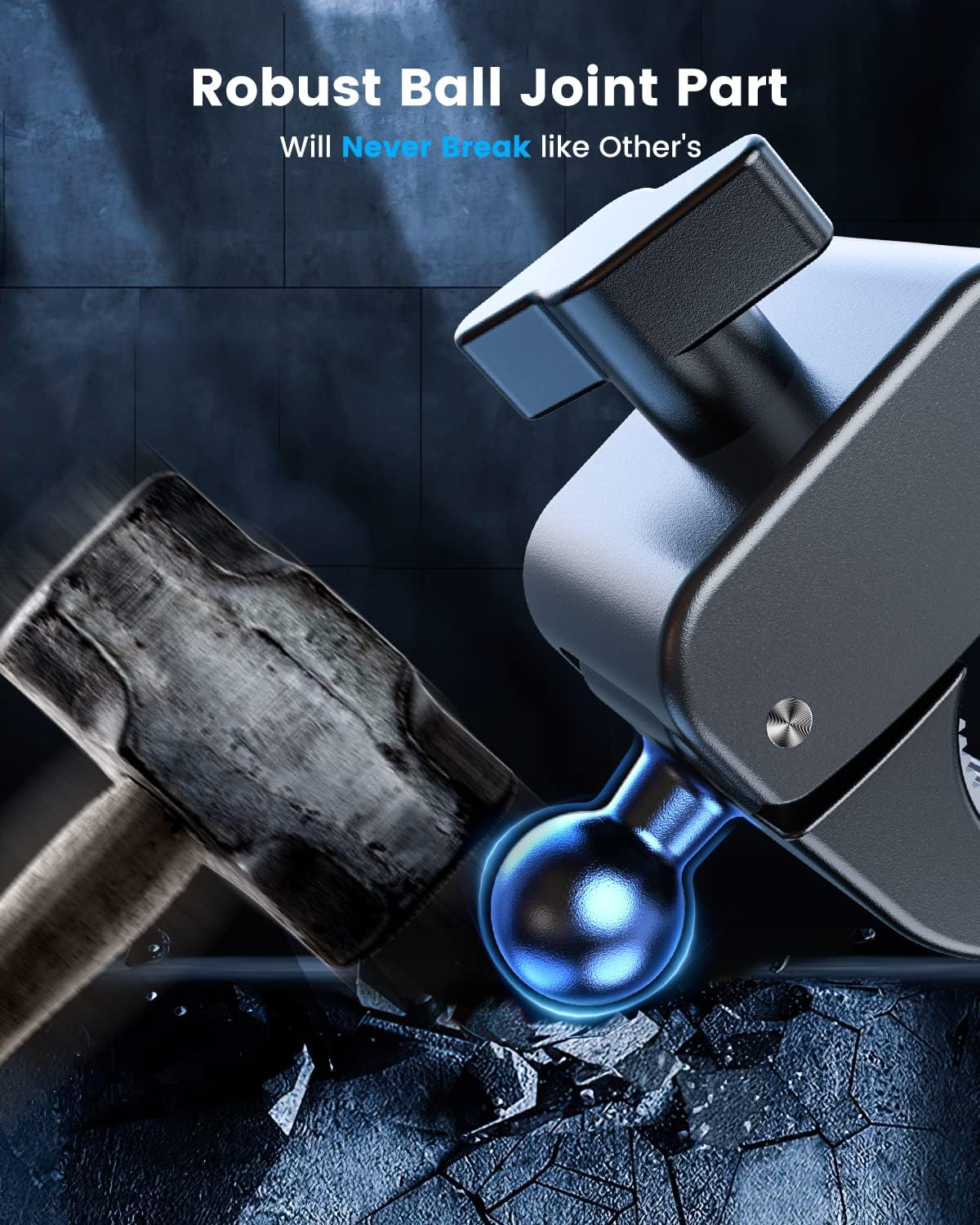 Motorcycle Phone Mount, Auto Lock, Military Anti-Shake, Phone Holder for Bicycle, for Handlebar Mount