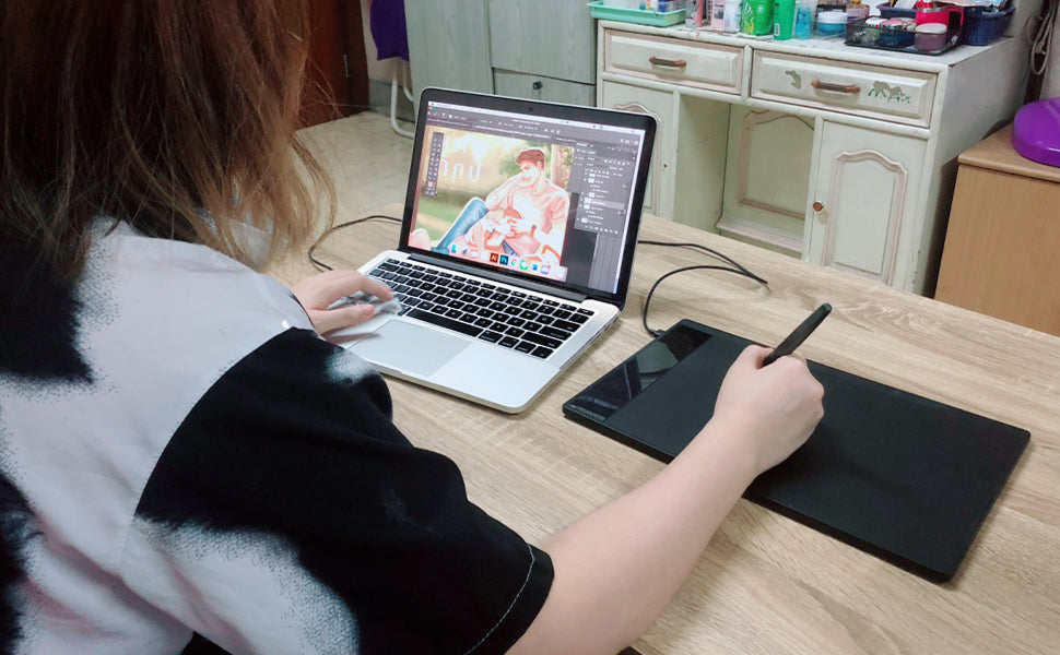 3x ProDraw™ - Large Digital Drawing Art Tablet Sketch Pad With Pen