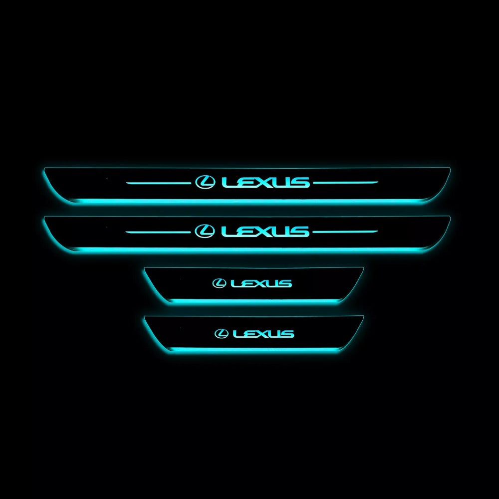 LED Door Sills Pro, Customized Illuminated Car Door Strips Light, Colorful RGB Bar, Toyota, Ford, Mercedes, Tesla