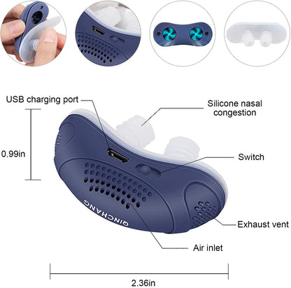 Mini Micro CPAP Comfortable Travel Machine Alternative Device for Sleep Apnea Snoring Relief