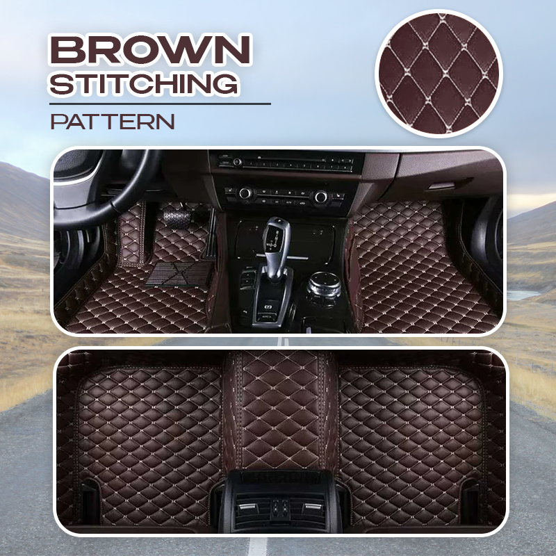 Luxury Premium Floor Mats Universal Fit for Cars, SUVs, and Trucks, Alex Heavy Duty Toyota, Ford, Mercedes Upgrade