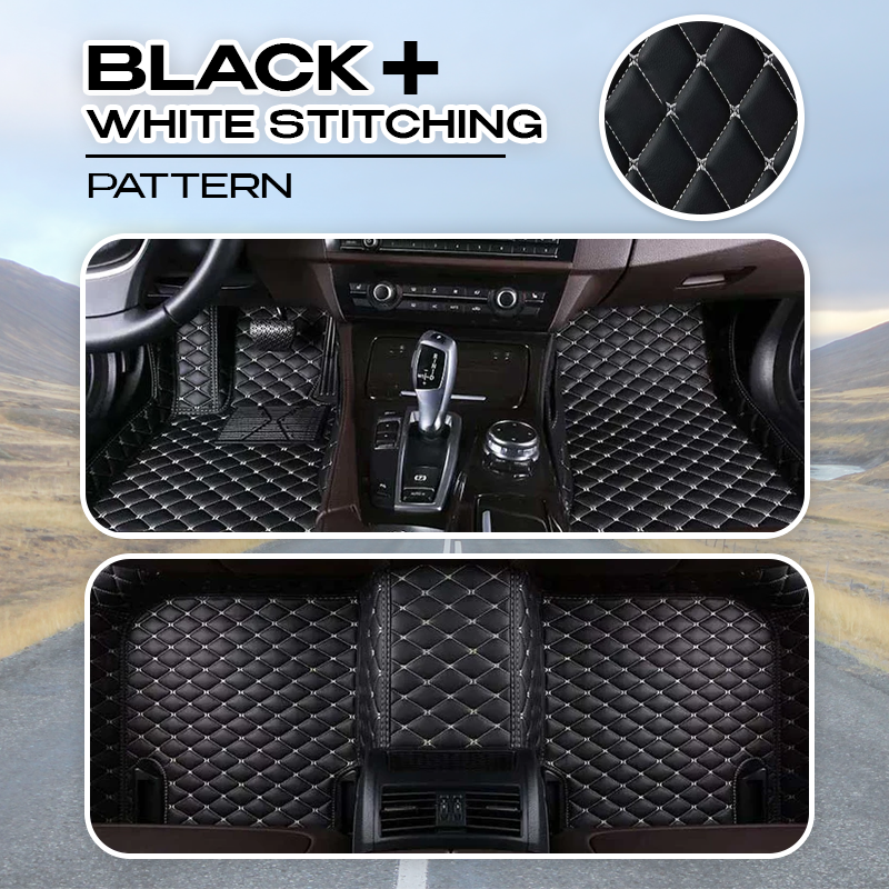 Luxury Premium Floor Mats Universal Fit for Cars, SUVs, and Trucks, Alex Heavy Duty Toyota, Ford, Mercedes Upgrade