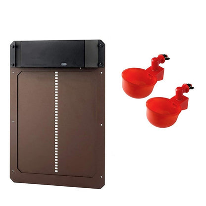 Automatic Chicken Coop Door, Solar Light Sensor Auto Hen Guard Door Opening Timer