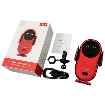 Smile Charge - Infrared Induction Car Charger, Wireless Auto-Sensing Phone Holder