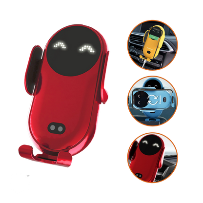 Smile Charge - Infrared Induction Car Charger, Wireless Auto-Sensing Phone Holder