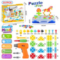 310 Pcs Drilling Mosaic Puzzle Toys, Best Popular Educational Fat Brain Toys For Kids