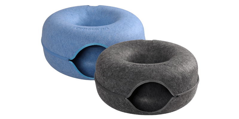 Donut Cat Cave Tunnel Bed Tube House Large/Small