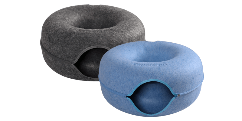 Donut Cat Cave Tunnel Bed Tube House Large/Small