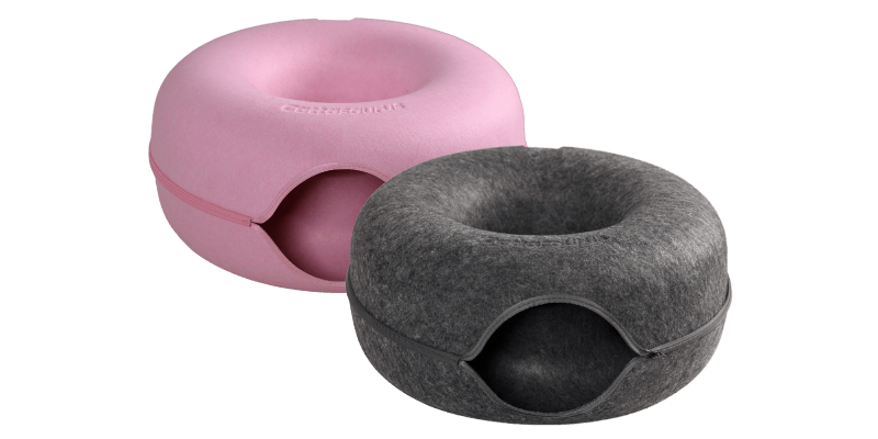 Donut Cat Cave Tunnel Bed Tube House Large/Small