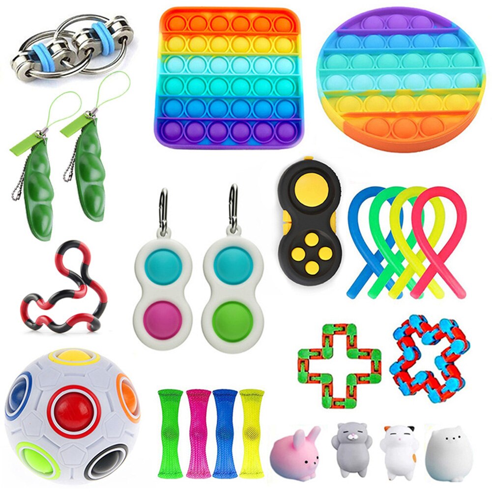 Fidget toys set for sensory kids and adults - Toys for autism, anxiety & stress