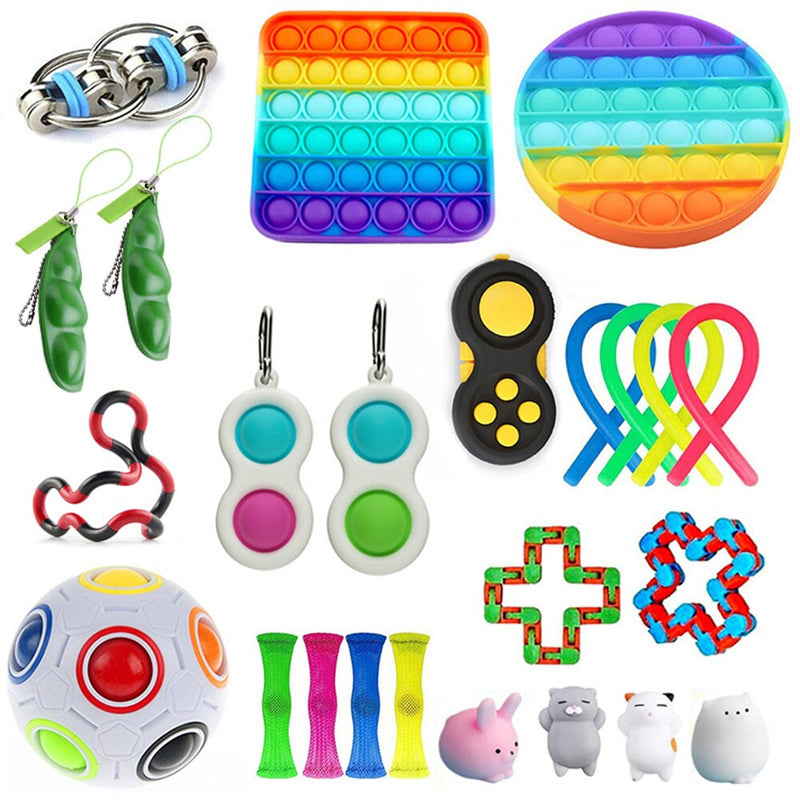 Fidget toys set for sensory kids and adults - Toys for autism, anxiety & stress