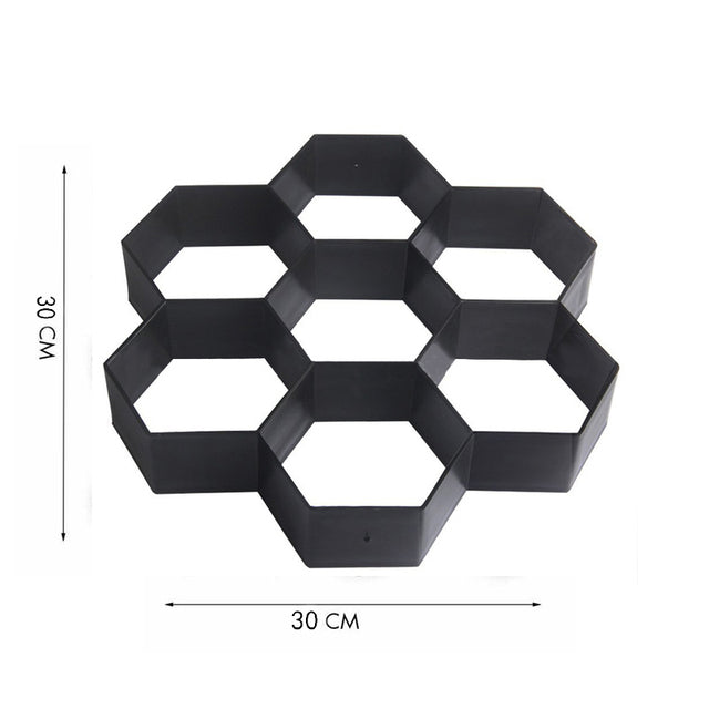 DIY Path Floor Mould Garden Walk Pavement Mold DIY Manually Paving Cement Brick Stone Road, Moulds For Yard Patio Lawn Garden, Patio Furniture Sets