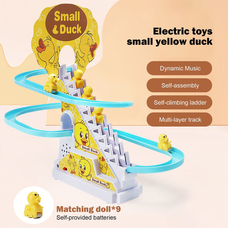 Electric Small Duck Stair Climbing Toy