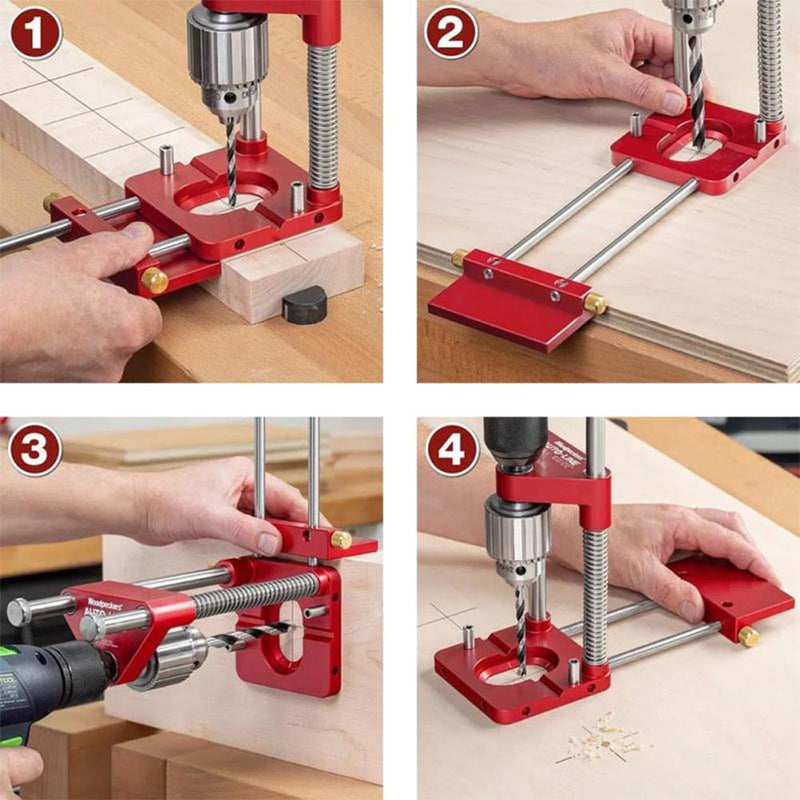 Woodworking Drilling Locator Tool Kit, Adjustable Angle Drilling Locator, Portable Drilling Locator, Drill Locator Guide